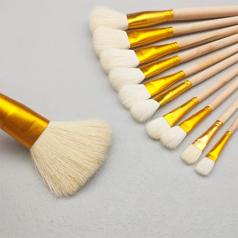 Artist Paint Brushes Set Wool Hair Watercolor Acrylic Oil Painting Brush Kids Gift Supplies 10/20/30Pcs/set painting brushes