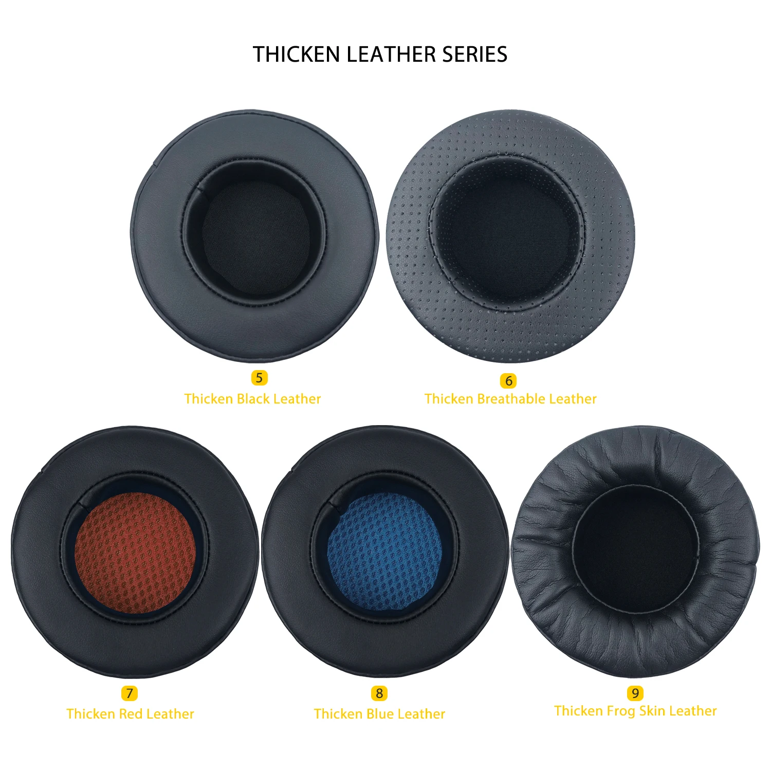Corsair Vengeance 용 Realhigh 교체 용 이어 패드 1300 1400 1500 헤드폰 Thicken Memory Foam Cushions
