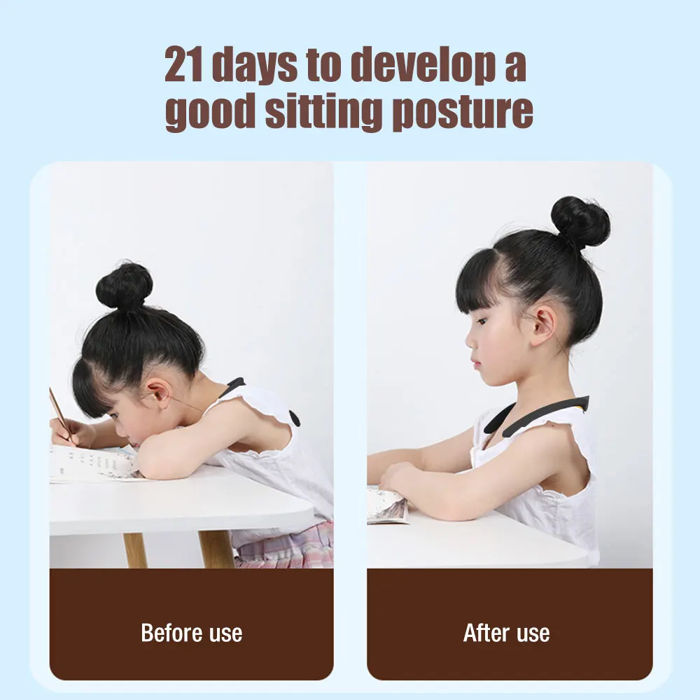 Smart Posture Corrector Device Posture Training Realtime Scientific Back Posture Correct Neck Hump Corrector Adult Kid Healthy