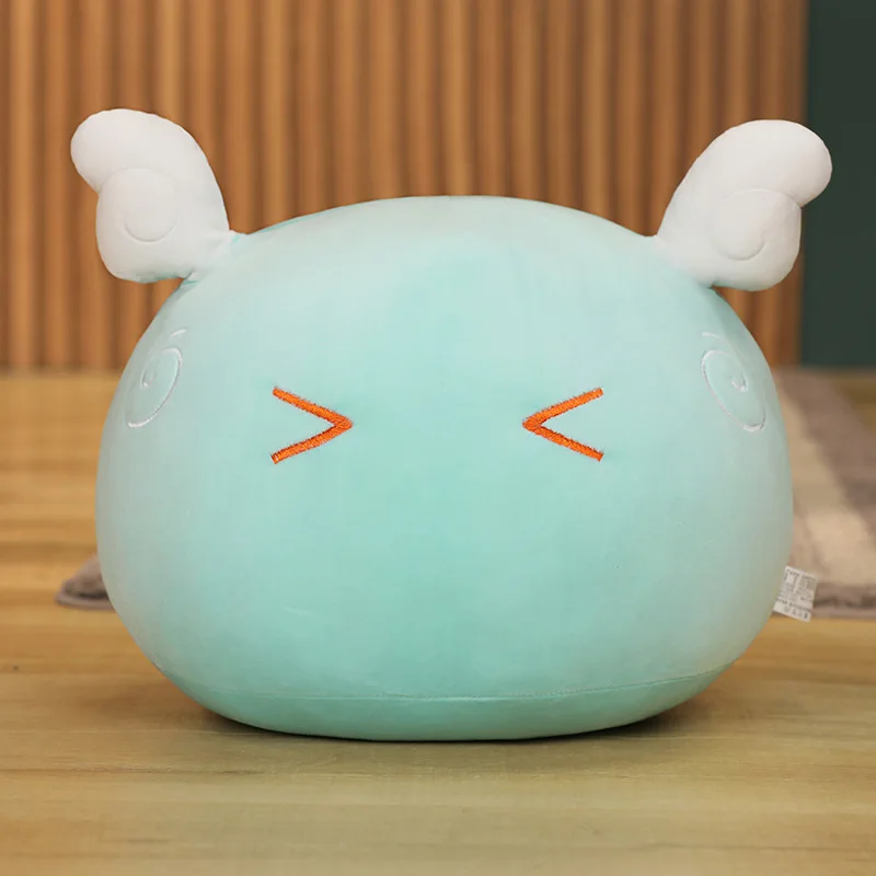 10cm Anime Figure Genshin Impact Slime Pillow Doll Kawaii Cartoon Cosplay Plush Toys Children Birthday Gifts Accessories