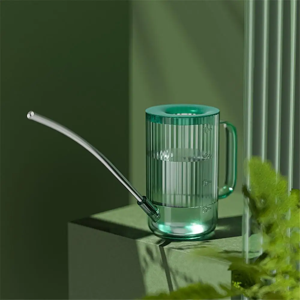 Watering Can For Home Flowers Plastic Transparent Stainless Steel Long Spout Watering Can Pot Shatterproof Outdoor And Indoor