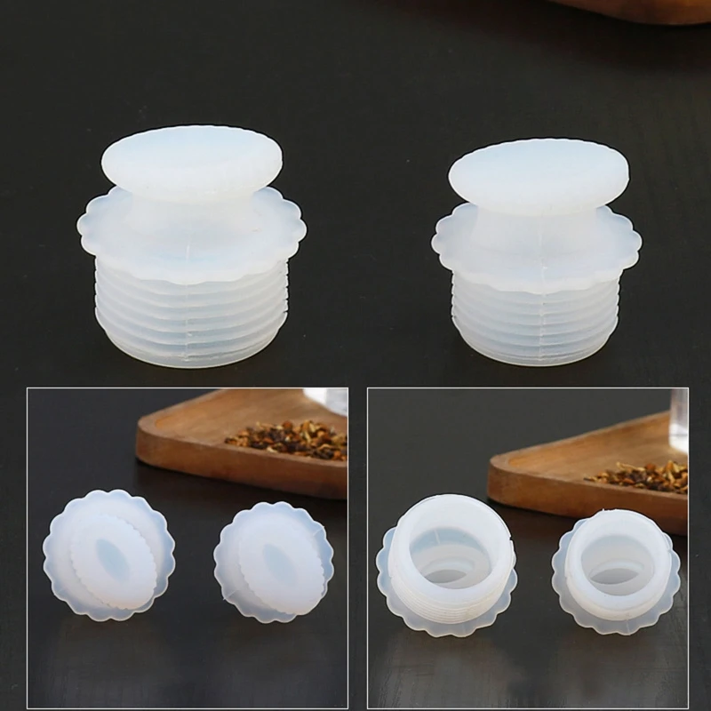 Silicone Thermos Stopper Sealed Safe Cork Plug Lid Bottle Cork Plug for Home Vacuum Flask