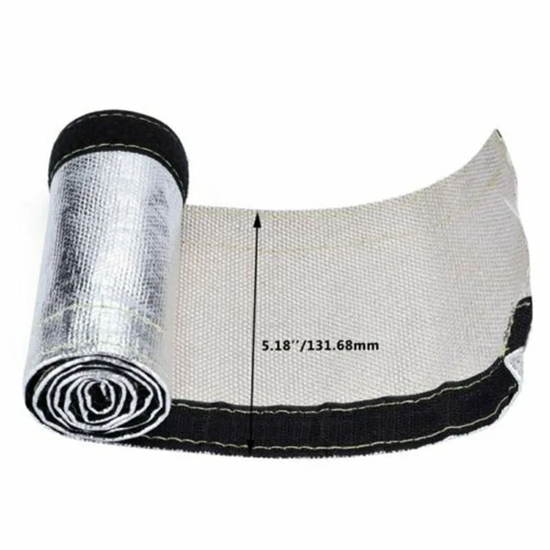 Insulation Metal Heat Shield Sleeve Aluminized Fiberglass Sheet for Cable Insulation