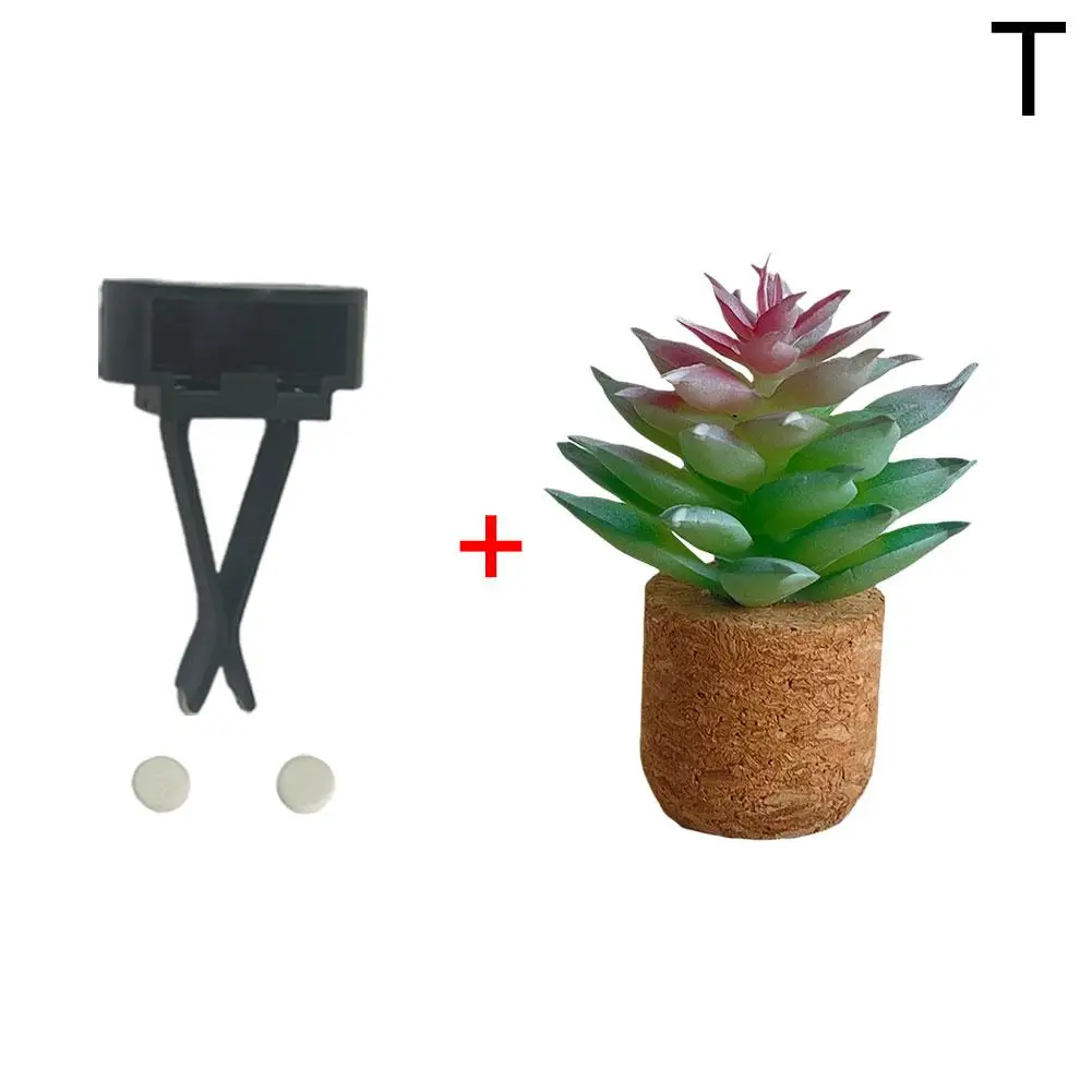 Car Diffuser Artificial Plants Shape Clip