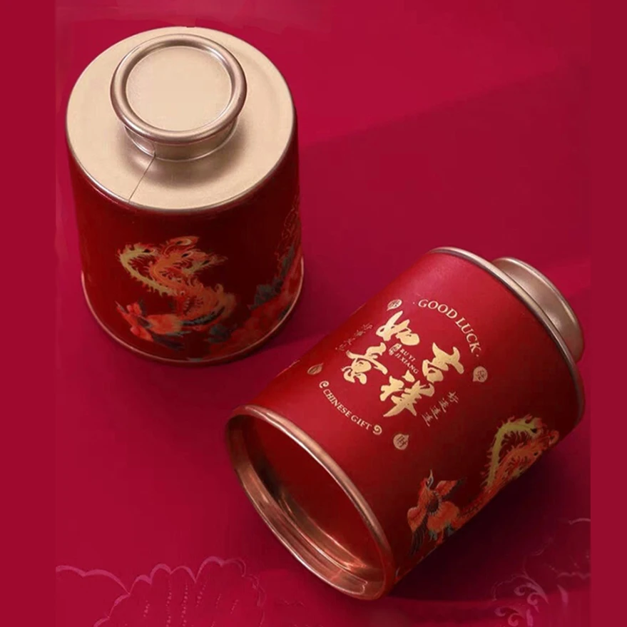 1Pcs Mini Tea Canister With Lid Candy Tins Matcha Container Sugar Coffee Caddy Storage Retro Tea Kettle Retro Can Jar Conta