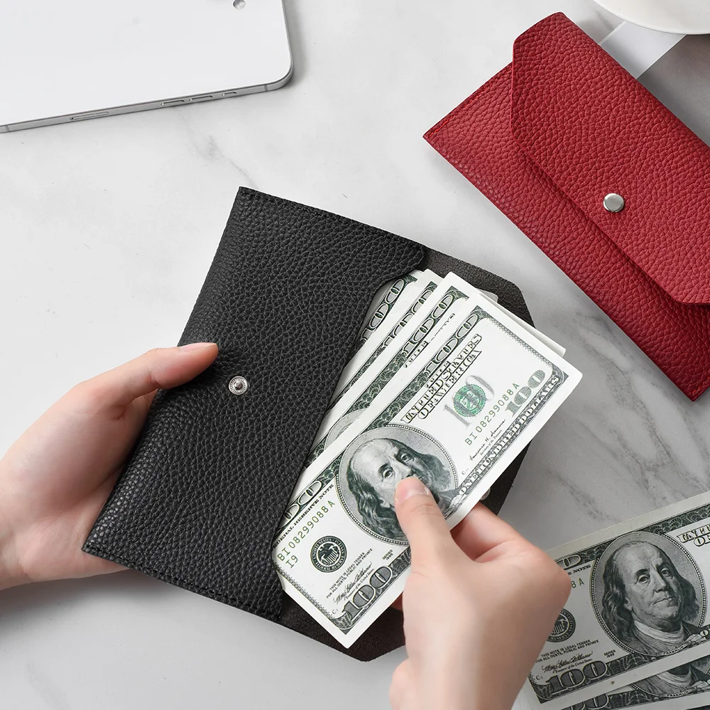 Slim Men's Wallet with Large Capacity - Long Bill & Coin Holder