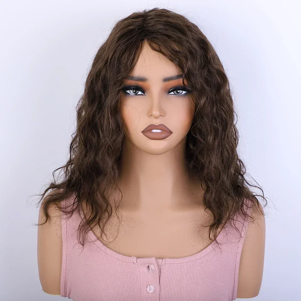 Human Hair Wigs Women Short Body Wave Wigs Machine Made For Women