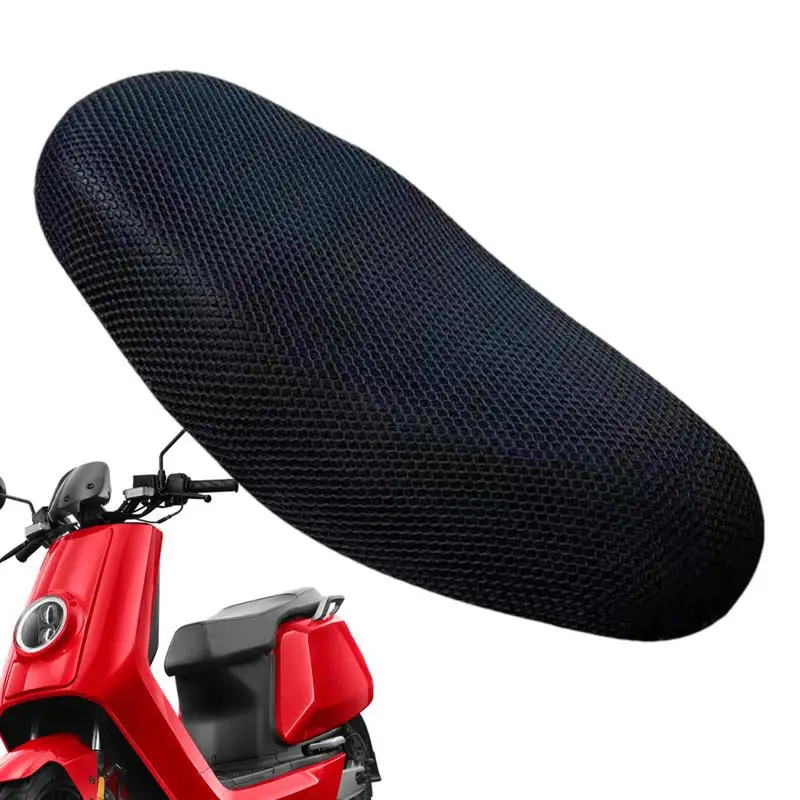 

Motorcycle Seat Cushion Cooling Seat Cover 3D Honeycomb Waterproof Breathable Scooter Seat Covers Cushion Anti-Slip Cover