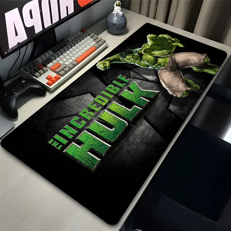 

Marvel Movie The Hulk Mouse Pad Anime HD Rubber Keyboard Mousepad Suitable For Office Desk Laptops Gaming Accessories Non Slip