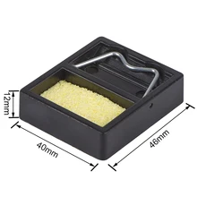  JCD Electric Soldering Iron Stand Holder Metal Pads Generic High Temperature Support Station Solder Sponge Soldering Iron Clean 