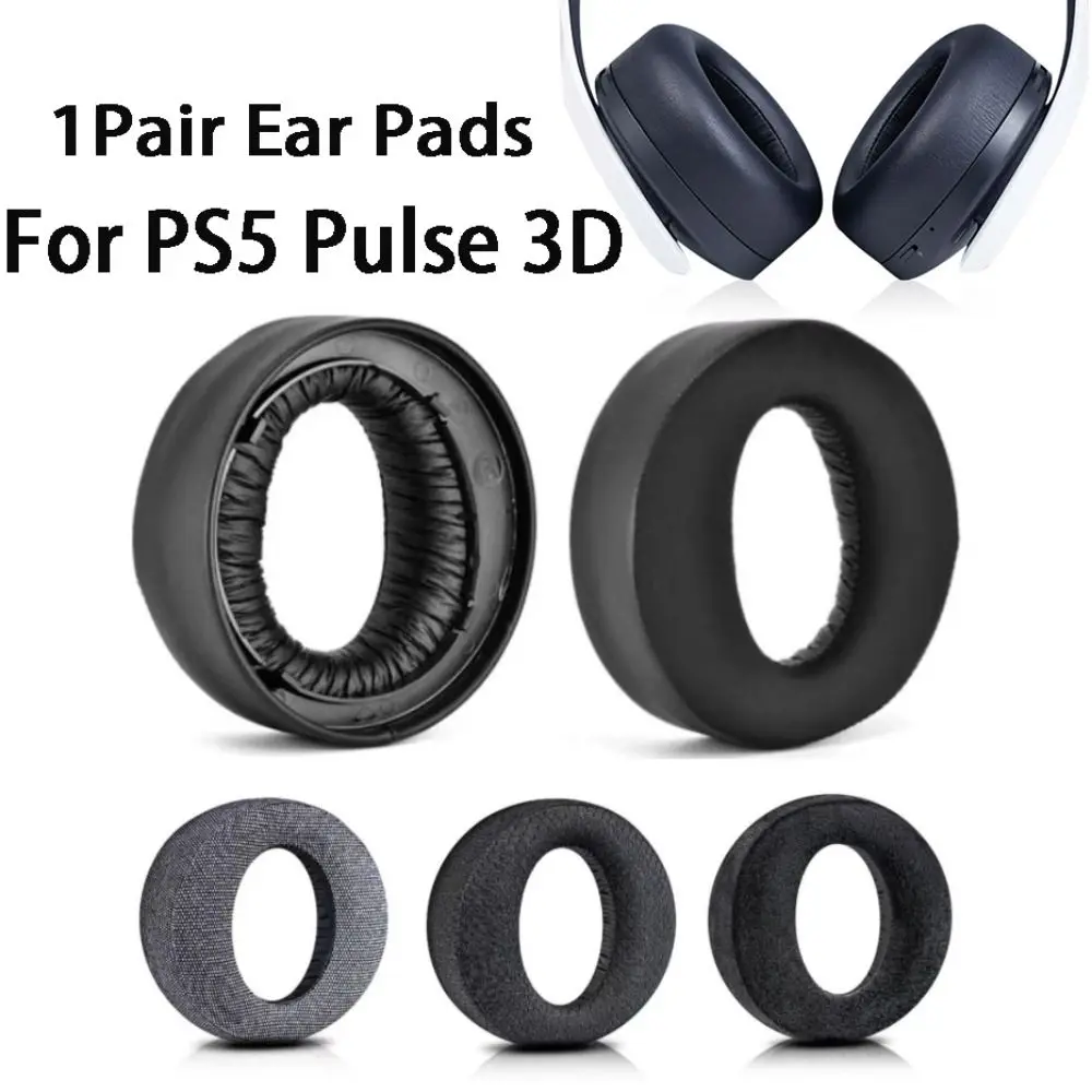 Poyatu PS5 Cooling Gel Earpads for Sony Playstation 5 Pulse 3D PS5 PS 5  Wireless Headset Replacement Ear Pads Cushions Cover - AliExpress