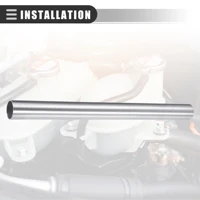 UXCELL Universal 45-Degree Intercooler Pipe - 25mm to 127mm OD, 300mm Length, 6061 Aluminium Alloy - Image 4