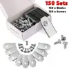 150pc Stainless steel Lawn Mower Cutting Blades W/Screw Kit Replacement For Husqvarna Automower/Gardena Robotic Lawnmower Repair 5