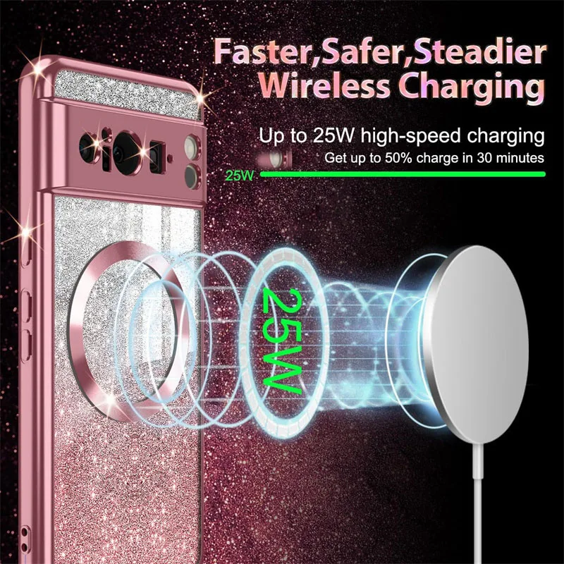 Stylish Glitter Gradient Luxury Soft Slim Phone Case