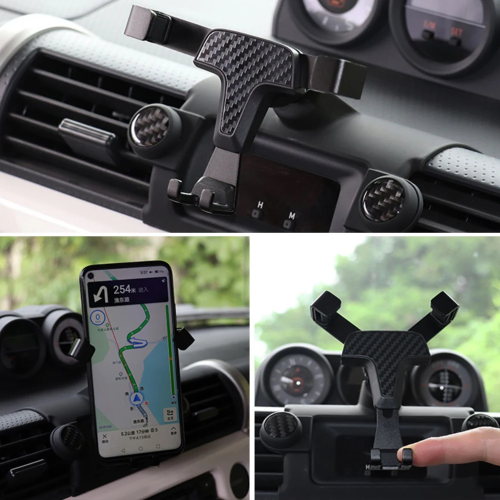 For Toyota FJ Cruiser 2007- Gravity Car Phone Air Vent Mount Bracket Mobile Cell Phone Holder Support Accessories 1PC phone holder,mobile phone holder
