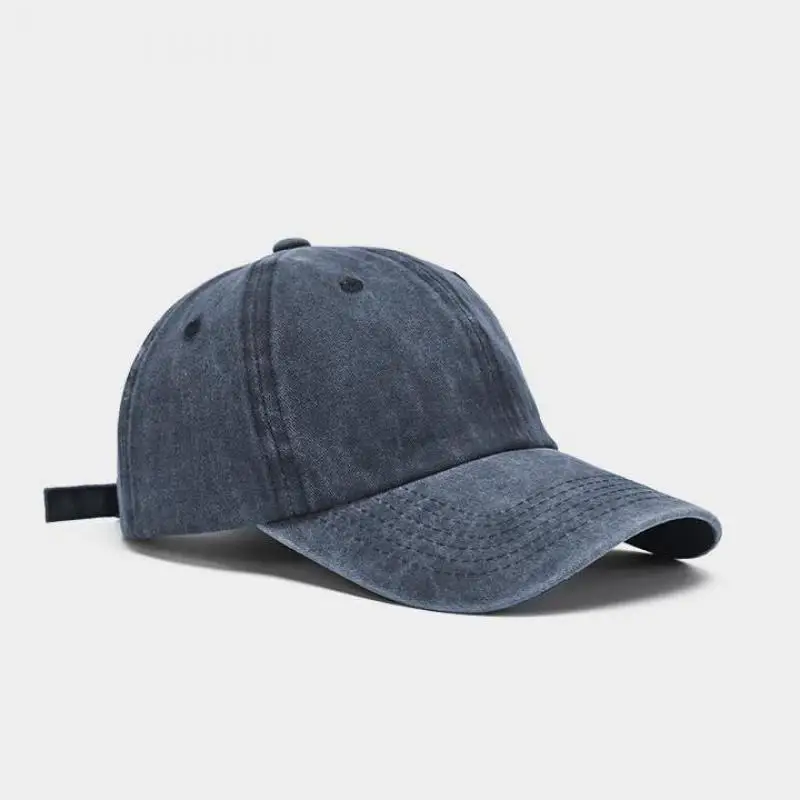 Baseball Cap Washed Cotton Men Women Snapback Hat Vintage Hip Hop Caps Solid Color Dad Hat Bone Casquette Outdoor Casual Sport - 5