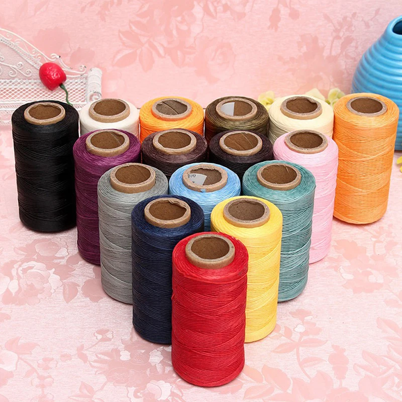 Filo Cerato Per Cucire Pelle - Bobina Da 260 Metri Nero, 150D Per Calzoleria E DIY - Foto 11