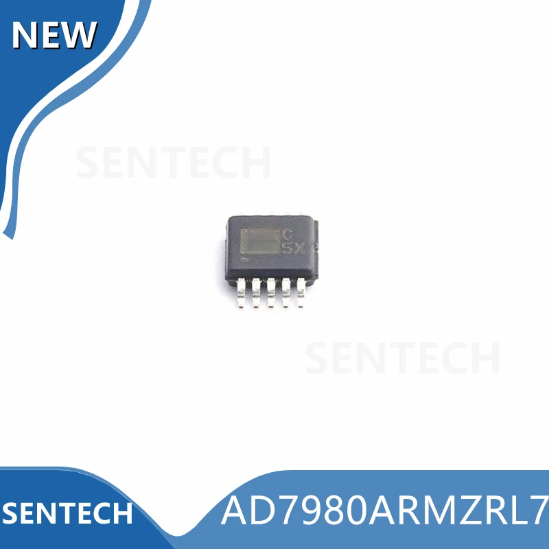 

5Pcs/Lot New Original AD7980ARMZRL7 MSOP-10 (C5X) 16-bit successive approximation analog-to-digital converter (ADC)