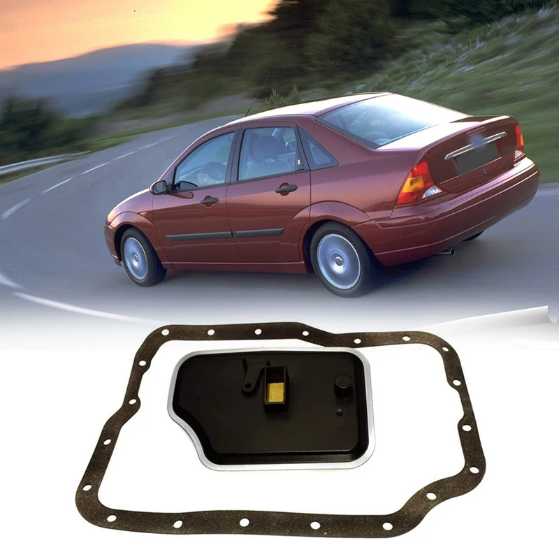 Automatic Transmission Fluid Filter STPAT Automatic Transmission Filter + Oil Pan Gasket 4F27E FN4A-EL For Focus Protege Mazda 2 3 5 6 XS4Z-7A098-AB,FN01-21-500
