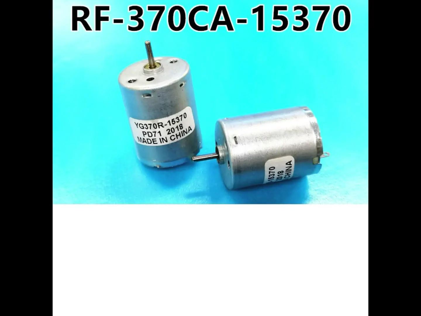 2 PCS RF-370CA-15370 Silent DC Motor Home Appliance, Blood