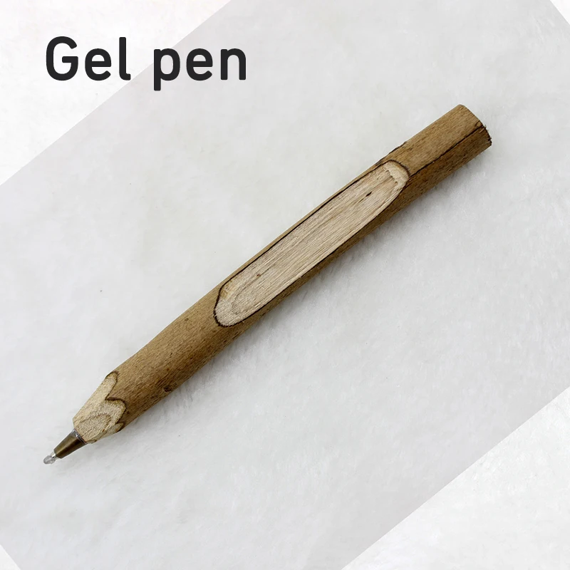 5 PCs/Pack Branch And Twig Wooden Graphite Pencils Personality Overvalue Art Work Crafts Gel Pens Stationary School Writing Tool - 6