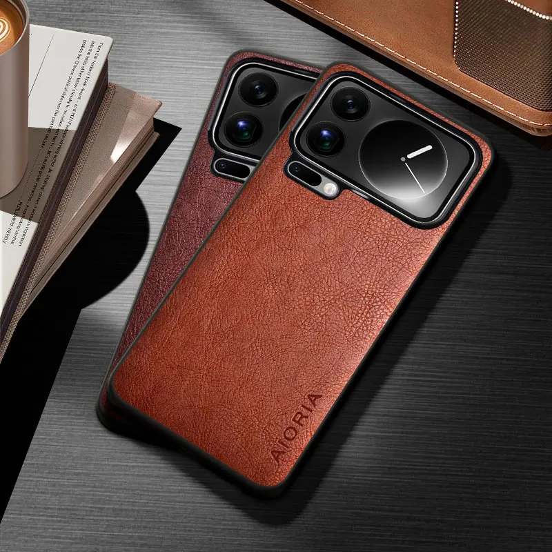 Vintage Leather Soft Cover - Stylish Luxury Phone Case