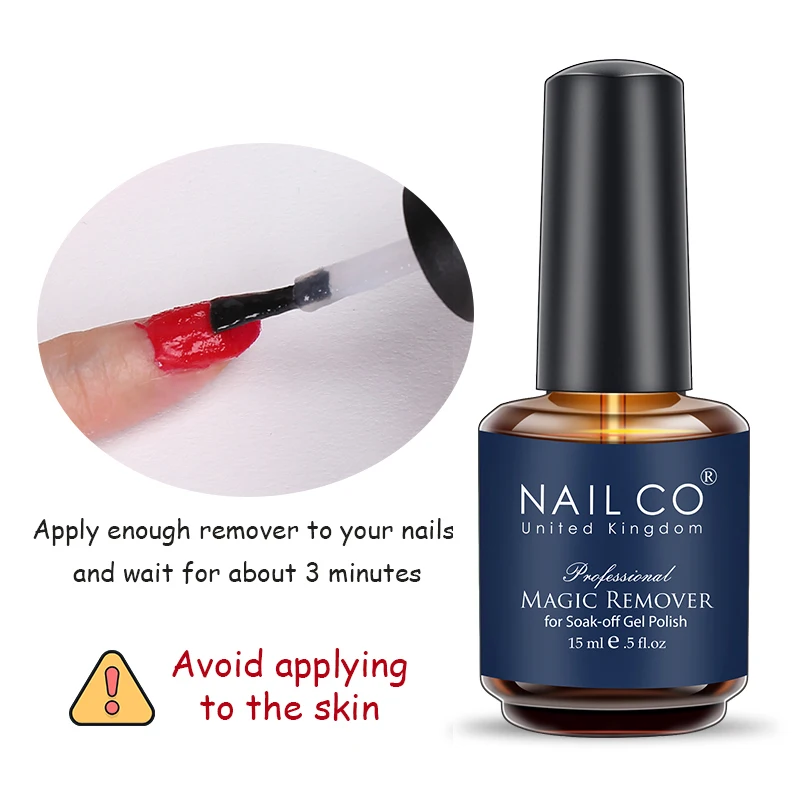NAILCO Nail Primer Top Coat, Base Coat, and Gel Polish Magic Remover 4