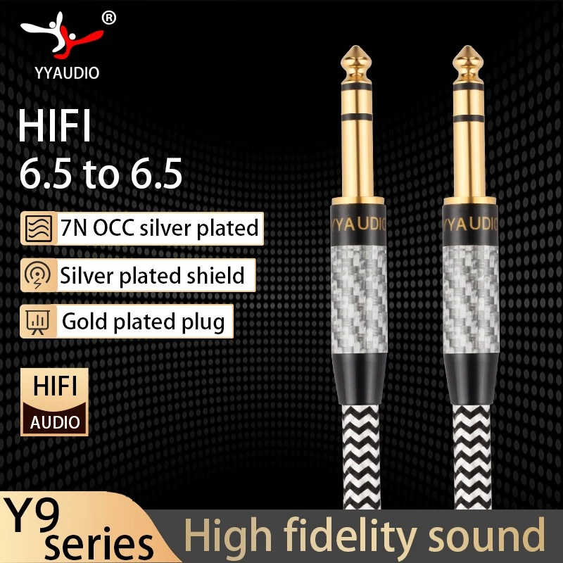 Cavo Per Chitarra Aux Jack Da 6.5Mm A 6.5Mm Cavo Audio 1M 2M 3M 5 M 8M 10M 6.35 Jack Maschio A Maschio Cavo Aux Per Samsung Xiaomi