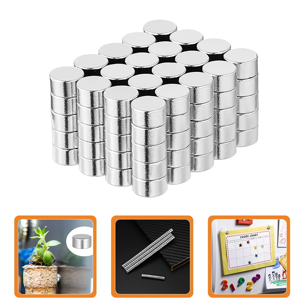 

200 Pcs Magnet Micro Magnets Refrigerator Magnetic Force Small Miniature Tiny Round