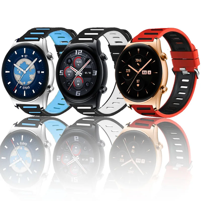 Sgancio Rapido Correa 22Mm Cinturino Per Honor Watch Gs 3/Gs Pro /Magicwatch 2 46Mm Cinturino In Silicone Sportivo Accessori