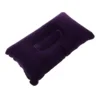 Super-thick Flocking Fabric Inflatable Pillow Portable Travel Pillow for Outdoor Activities (Dark Blue) 4
