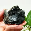 Natural Stones Epidote Srystal Symbiotic Ore Standard Meditation Energy Feng Shui Crystal Room Ornament 1