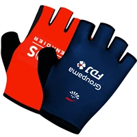 Blue FDJ Cycling Gloves New 2025 INEOS Team Half Finger Bicycle GLOVES Men Women Ropa Ciclismo Pro MTB Mittens Road Bike Gloves 1
