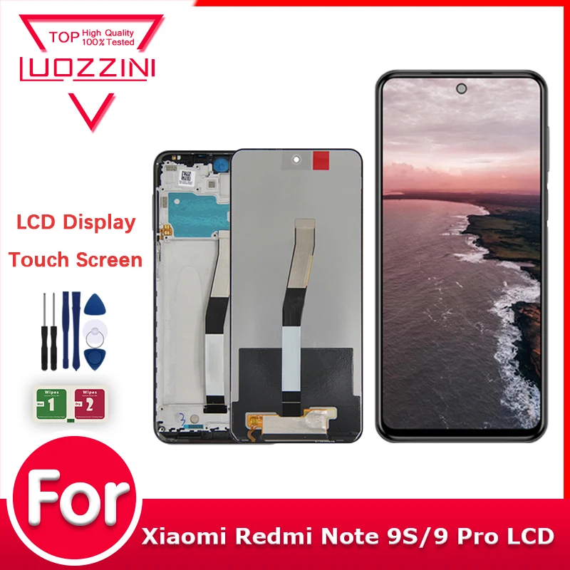 LCD-For-Xiaomi-Redmi-Note-9S-Note-9-Pro-Note-9-Max-M2003J6A1G ...