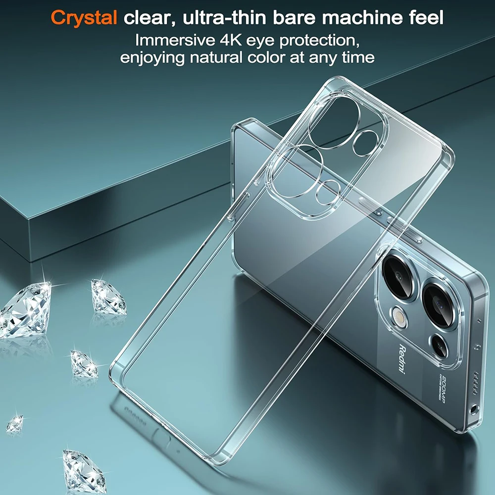 Ultra Thin Transparent Silicone Shockproof Phone Case