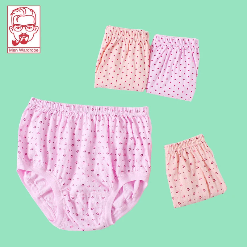 Senior Briefs Cotton Elderly Panties Middleaged Large Size High Waist