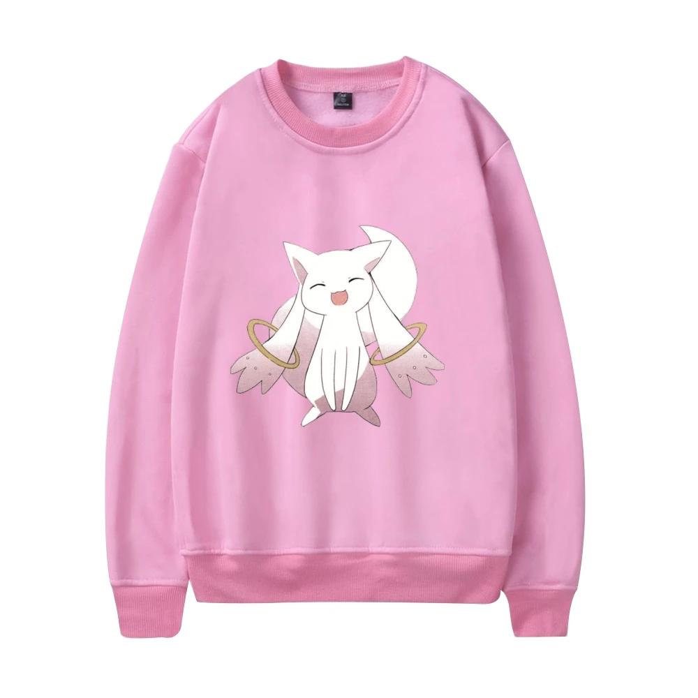 

Puella Magi Madoka Magica Crewneck Sweatshirts Hoodie Anime Merch Casual Kpop Harajuku Kawaii Merch Printing O-neck Pullovers