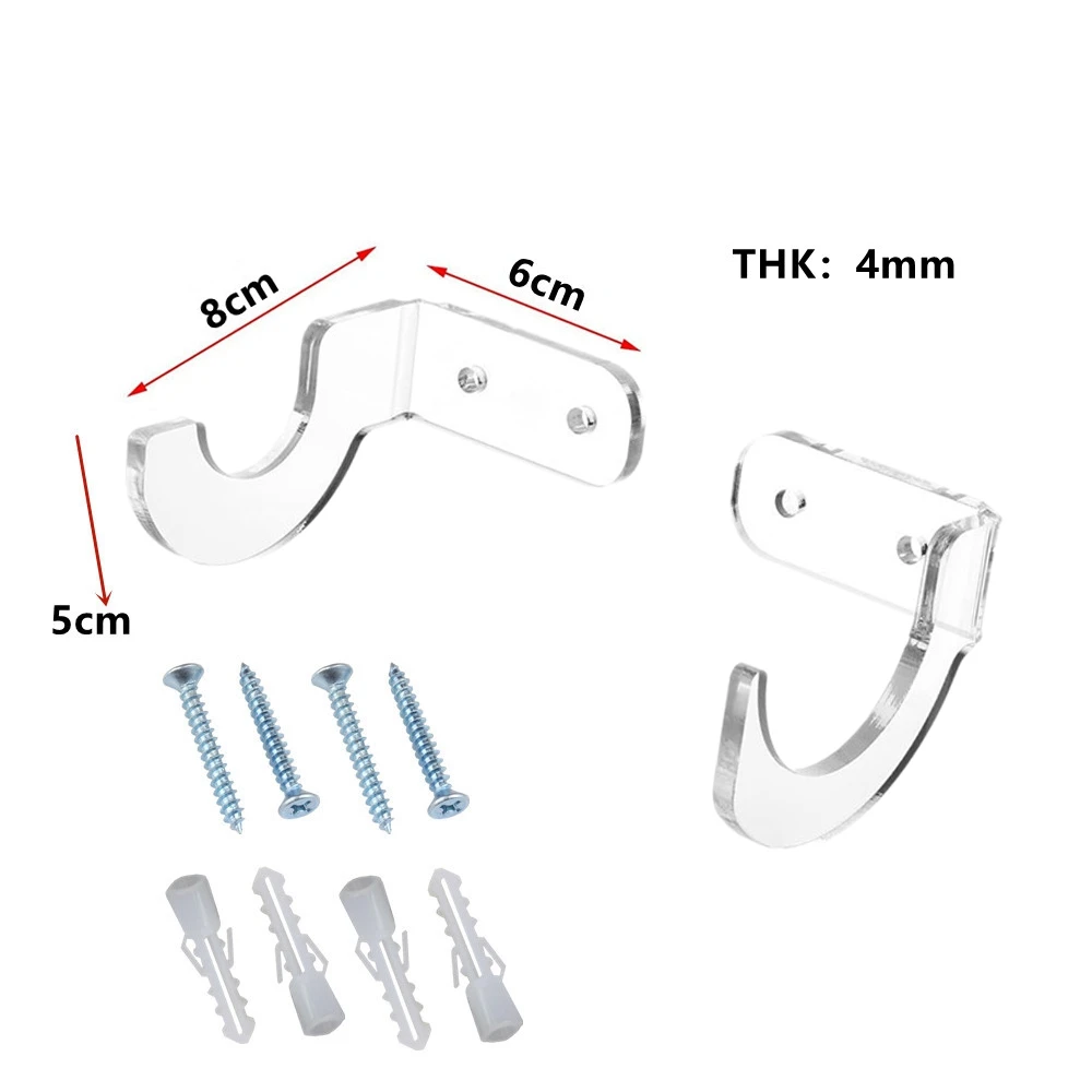4Pairs Lightsaber Horizontal Wall Rack for Museum Holder Lightsaber Holder for Star War Hook Up