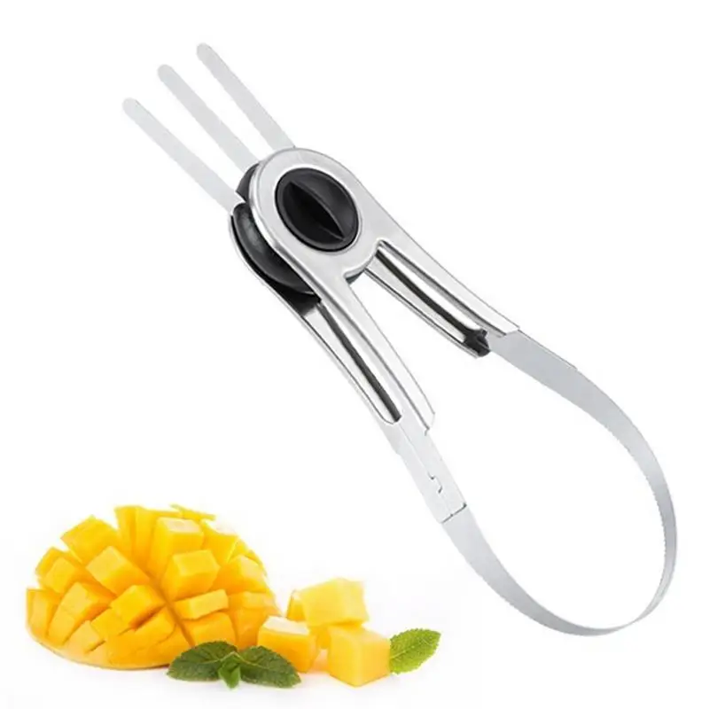 Stainless Steel Mango Cutter Avocado Slicer Splitter Fruit Melon