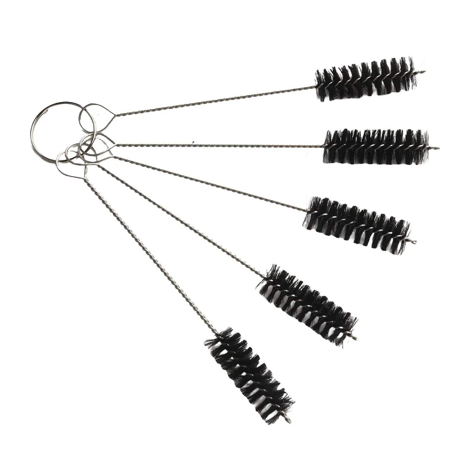 Nylon Tube Brushes Cleaning Brush Set Bottle Tube Pipe Small Bottle Straw Washing Cleaner Household Cleaning Tools 5pcs