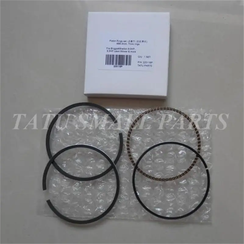 PISTON RINGS SET NEWEST STYLE 68mm FOR BRIGGS & STRATTON Quantum 60 650
