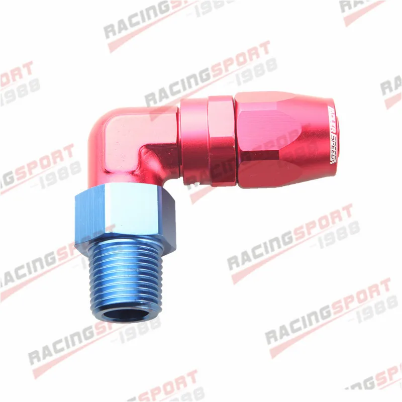 

Адаптер ADLERSPEED AN-10 до 1/2 "NPT 90 градусов стандартный красный/синий