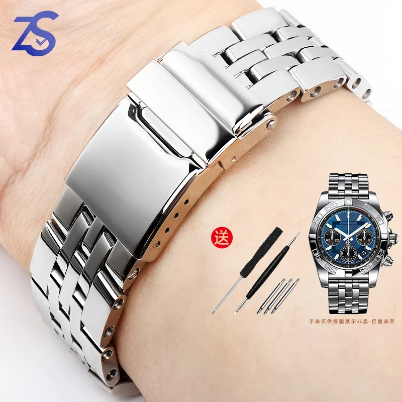 Affordable Luxury Stainless Steel Watch Wristband AB042011/C852-SS_K0008936