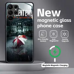 Umbrella Corp Glass Magnetic Phone Case - Samsung Note20Ultra (Black1)