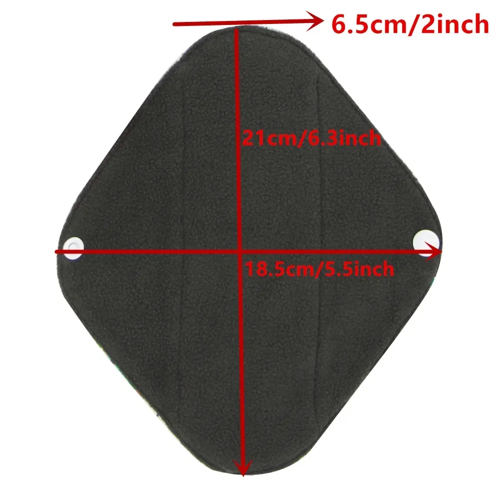 Washable Sanitary Napkin Bamboo Reusable Sanitary Pads Pantyliner Menstrual Towel Cloth Pads Women Hygien Postpartum Nursing Pad