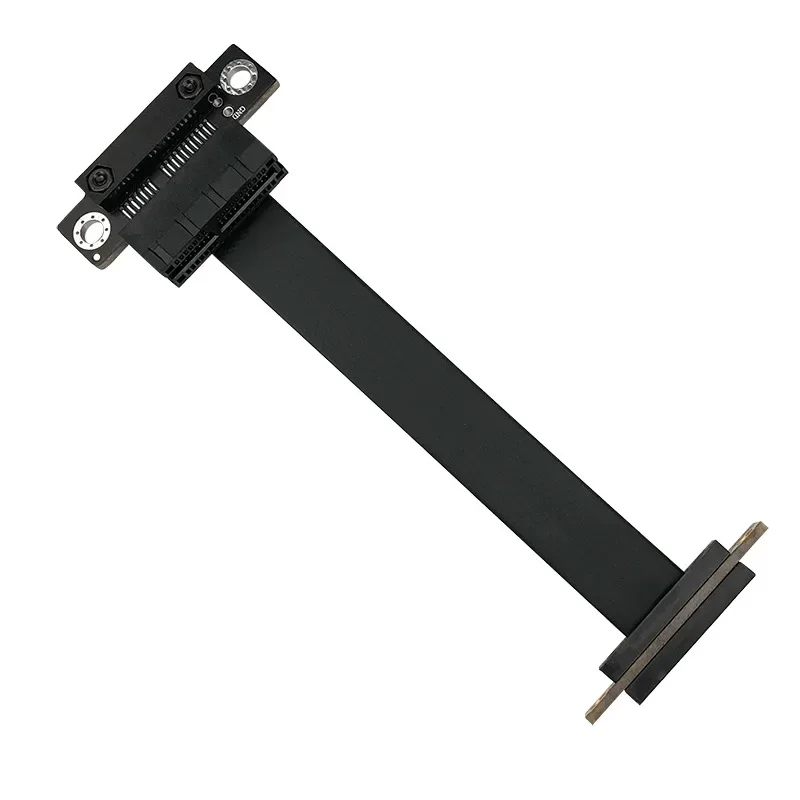 New High Speed PCIe X1 Graphics Card GPU Flat Cable Dual