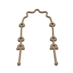 Multifunctional Silicone Baby Pacifier and Cup Holder Strap (Light Brown)