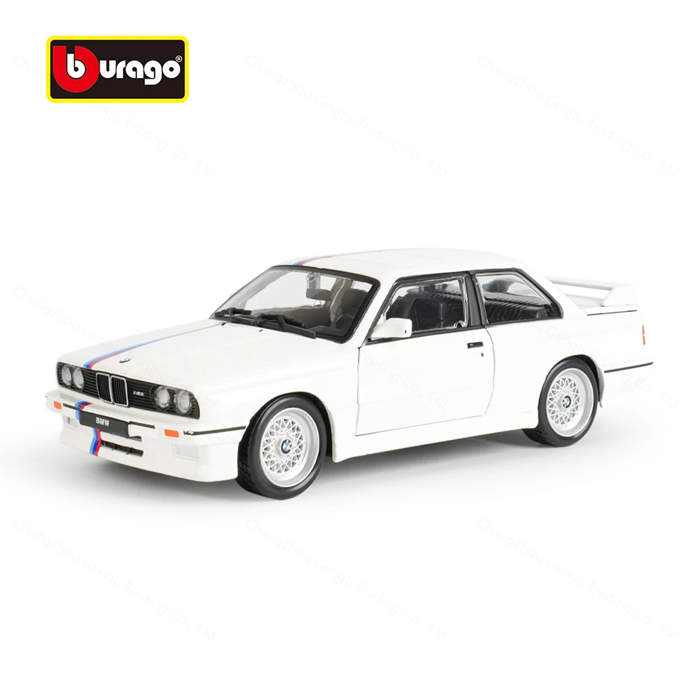 Bburago 1:24 BMW M3 (E30) Die-Cast Sports Car Collectible