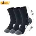3 Pairs Long Black