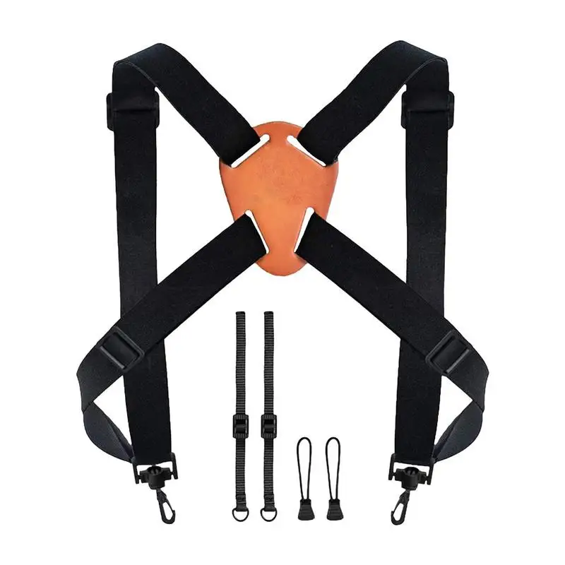 Binoculars Harness Strap X-Shaped Harness Strap Adjustable Binocular Carrier Elastic Durable Shoulder Straps Optics Accessories 2